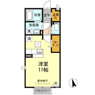プラムコート【2階】の間取り