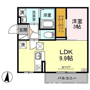 さくらガーデン【105号室】の間取り