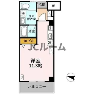 ロングステイ山下【3階】の間取り