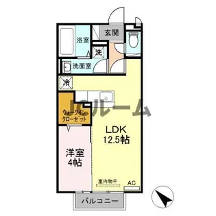 ラグナガーデン上刈【2階】の間取り