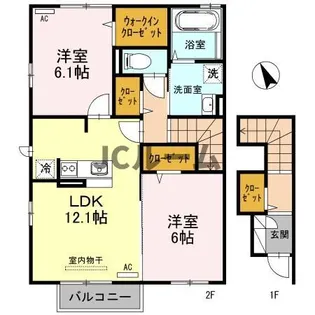 メゾン プランタン【2階】の間取り