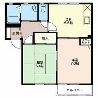 サンハイムヤマトⅠ【1階】の間取り