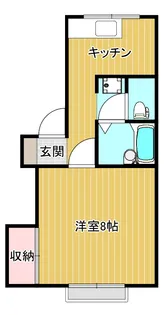 ジョイフルハイツ【F号室】の間取り