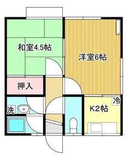 メゾン繁栄【B1号室】の間取り