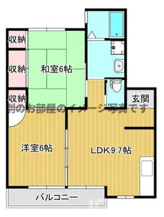 ウイングヒルズB【2階】の間取り