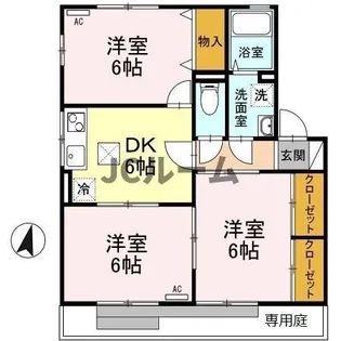 メゾンリベール【1階】の間取り
