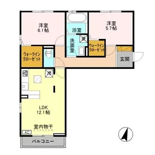 ルミナーレ【1階】の間取り