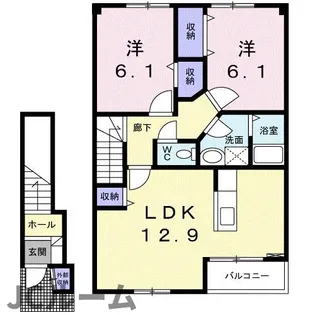 まうゆⅡ【2階】の間取り