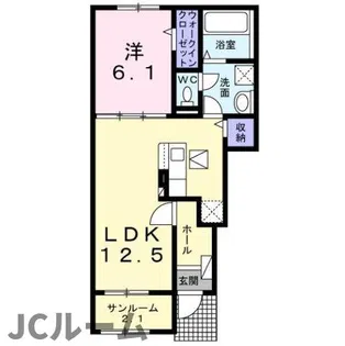 パインエコー【1階】の間取り