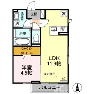 ピュア・リリアス Ⅱ【3階】の間取り