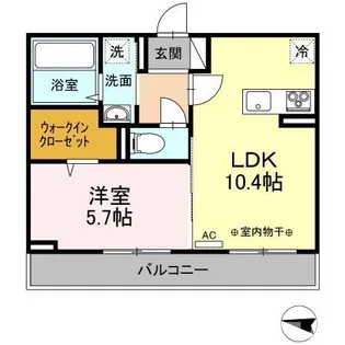 レーベン【3階】の間取り