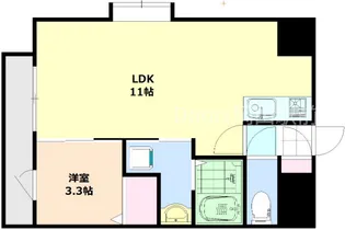 ピュア京橋【7階】の間取り