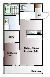 IBIZA津島南【101号室】の間取り