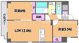 アルバ鹿田【1階】の間取り