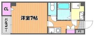 SEMS富田町【2階】の間取り