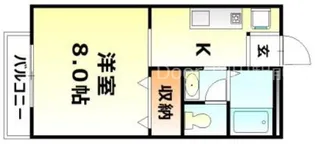 アンダンテ妹尾B棟【102号室】の間取り