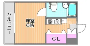 ラ・メール撫川【1階】の間取り