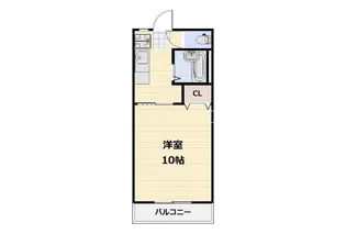 アジュール下中野【7階】の間取り