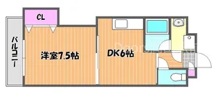 ピュアベルデ医大南【3階】の間取り