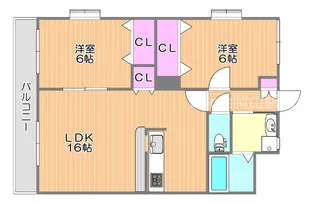 Y・A・F福富東マンション【1階】の間取り