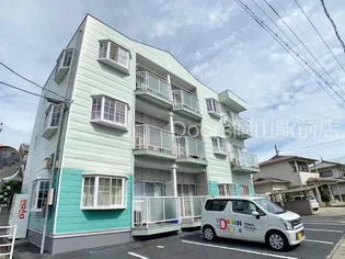 岡山県岡山市南区洲崎3丁目【アパート】の外観