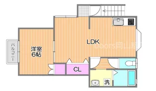 メゾン桜4号棟【2階】の間取り