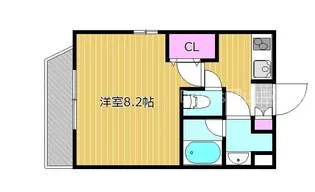 Casa Grande学南町【2階】の間取り
