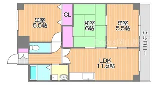 イルサローネ【5階】の間取り