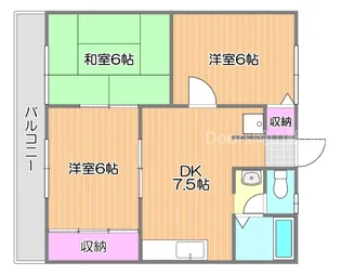 プレジールコスモスA棟【1階】の間取り