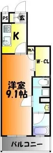 OWLSTYLE UCHISANGE【6階】の間取り