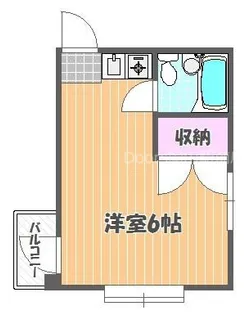 ベルハイム医大東【205号室】の間取り