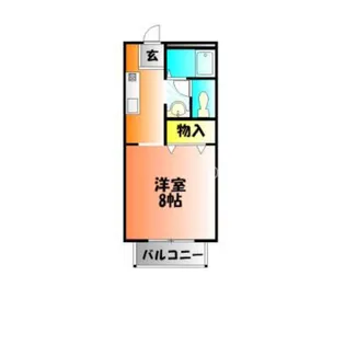 アンダンテ妹尾C棟【202号室】の間取り
