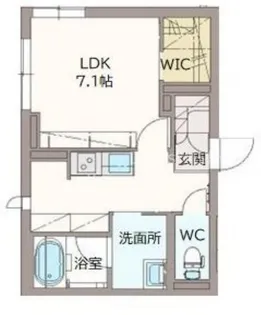 岡山県岡山市北区七日市東町【マンション】の間取り