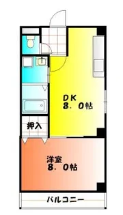 ロイヤルレジデンス【5階】の間取り