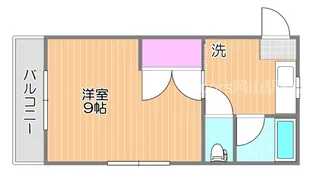 岡山県岡山市北区東花尻【マンション】の間取り