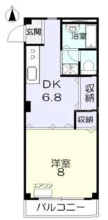 岡山県岡山市北区東島田町2丁目【マンション】の間取り