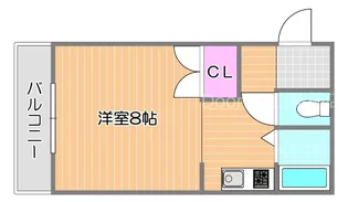 岡山県岡山市北区青江3丁目【マンション】の間取り