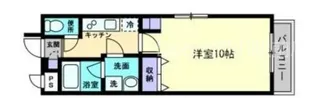 岡山県岡山市北区清輝本町【マンション】の間取り