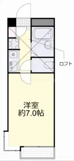 岡山県岡山市北区十日市東町【アパート】の間取り