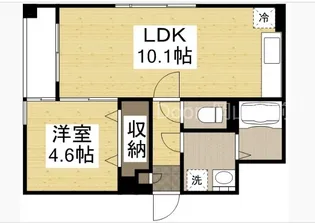 岡山県岡山市北区大供2丁目【マンション】の間取り