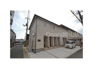 岡山県岡山市北区下伊福西町【アパート】の外観