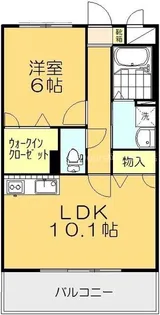 岡山県岡山市北区今保【マンション】の間取り