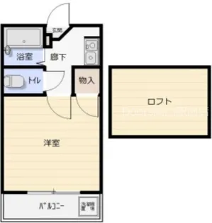 岡山県岡山市北区青江5丁目【アパート】の間取り