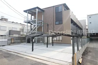 岡山県岡山市北区番町2丁目【アパート】の外観