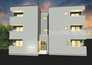 岡山県岡山市北区下伊福本町【アパート】の外観