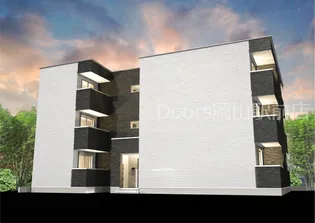 岡山県岡山市北区青江3丁目【アパート】の外観