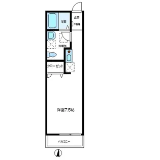 リジェール【207号室】の間取り