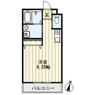 シャムロック高幡【1階】の間取り