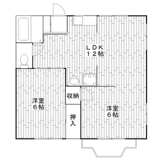 大木ハイツ【103号室】の間取り
