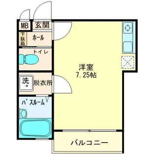 ロッシェル二番館【1-202号室】の間取り